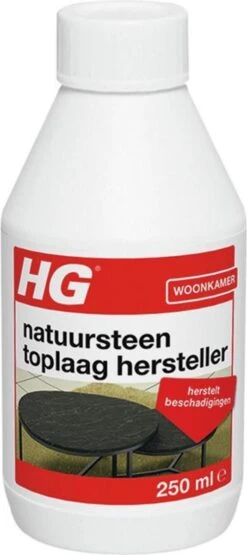 HG Natuursteen Toplaag Hersteller - 250 Ml - Herstelt Beschadigingen - Voor Marmer En Alle Andere Kalkhoudende Natuursteensoort -Schoonmaakmiddelen Winkel 534x1200 3