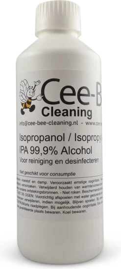 Cee-Bee Isopropanol | Isopropyl | IPA 99.9% Alcohol | 1000 Ml | 3 Flessen á 1 Liter | 3 Liter -Schoonmaakmiddelen Winkel 540x1200