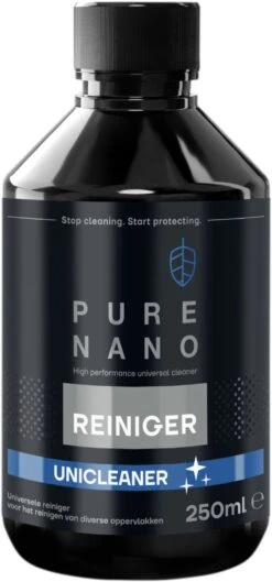 PURE NANO Glas - Nano Coating Voor 5 Jaar Heldere Ramen Met Minder Schoonmaakwerk - 250 Ml -Schoonmaakmiddelen Winkel 560x1200