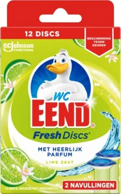 WC Eend Fresh Discs Navul Duo Lime 72 Ml -Schoonmaakmiddelen Winkel 752x1200
