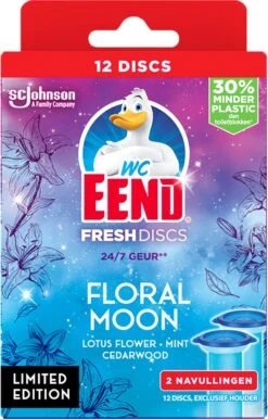 WC-Eend Fresh Discs Floral Moon + Navulling 12 Discs -Schoonmaakmiddelen Winkel 767x1200 1