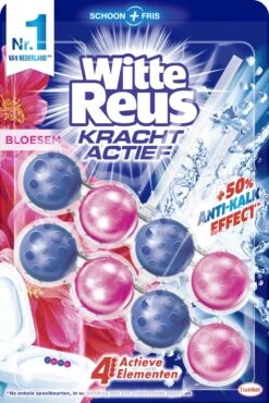 Witte Reus Kracht Actief Toiletblok - Bloesem - WC Blokjes Voordeelverpakking - 20 Stuks -Schoonmaakmiddelen Winkel 801x1200 2