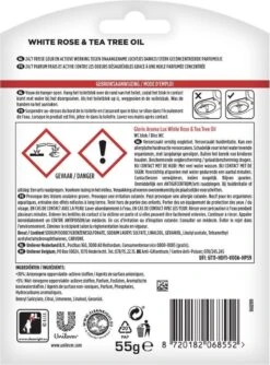 Glorix Aroma Lux Toiletblokken White Rose & Tea Tree Oil - 9 X 55g - Voordeelverpakking -Schoonmaakmiddelen Winkel 888x1200 1