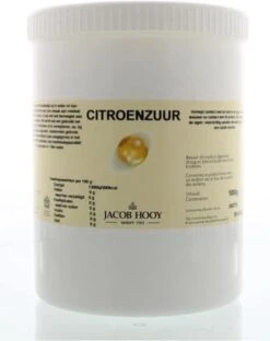 Jacob Hooy Citroenzuur Meelkristal 1 Kg -Schoonmaakmiddelen Winkel 949x1200