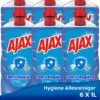 Ajax® Ajax Allesreiniger 100% Hygiene 6 X 1L - Voordeelverpakking -Schoonmaakmiddelen Winkel 959x1200